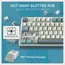 კლავიატურა Royal Kludge RK S98 RGB Mechanical Keyboard, Brown switch, Smart Display, Hot Swappable, Type-C wired, Bluetooth 5.0, 2.4GHz, Light Cloud - Primestore.ge