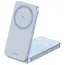 უსადენო დამტენი UGREEN W756 (55963) MagFlow, 25W, 2-in-1 Magnetic Wireless Charger, Blue - Primestore.ge