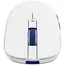 მაუსი Royal Kludge RK M30 Gaming Mouse Wireless, 2.4GHz, Bluetooth, USB White Blue - Primestore.ge