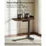 სათამაშო მაგიდა Kingsmith Pneumatic height adjustable table ETD2 Dark walnut - Primestore.ge