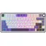 კლავიატურა Royal Kludge RK R75 RGB Mechanical Keyboard, K silver switch, Hot Swappable, Type-C wired, Blackberry - Primestore.ge