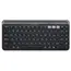 კლავიატურა 2E Keyboard membrane KS250 84key, WL/BT, EN/UK, black-grey - Primestore.ge