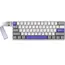 კლავიატურა AULA WIN60 HE MAX Edition RGB Wired Gaming Keyboard White/Grey/Blue (Wing Chun Magnetic Switch) - Primestore.ge