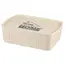 სათავსო ყუთი Ardesto Storage box with lid 45.5х31х14cm, 13l, plastic PP, beige - Primestore.ge