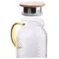 დოქი Ardesto Pitcher with lid Dew 1500ml, borosilicate glass, stainless steel, bamboo, transparent - Primestore.ge