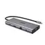 USB-C ჰაბი UGREEN CM639 (45520), Type-C, USB-A, HDMI, VGA, RJ45, SD/TF, 3.5MM, PD, 11-in-1 USB-C Hub, Grey - Primestore.ge