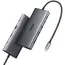 USB-C ჰაბი UGREEN CM639 (45520), Type-C, USB-A, HDMI, VGA, RJ45, SD/TF, 3.5MM, PD, 11-in-1 USB-C Hub, Grey - Primestore.ge