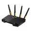 როუტერი ASUS TUF Gaming AX3000 Dual Band WiFi 6 Gaming Router with dedicated Gaming port, AiMesh for mesh WiFi and AiProtection Pro network securit - Primestore.ge