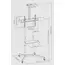ტელევიზორის სადგამი Sbox FLOOR MOBILE MOUNT SBOX FS-401-2 - Primestore.ge