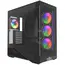 კომპიუტერის ქეისი ALLX AX-G2346, Computer Case, ATX, MATX, ITX, USB 3.0, Type-C, HD Audio, Black - Primestore.ge