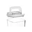 კონტეინერი  Food storage container Ardesto Fresh 0.9 l, air-tight, white , plastic , 3 image - Primestore.ge