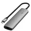 USB ჰაბი SATECHI 7-in-1 USB-C Slim Multiport Adapter with Ethernet (Space Grey) - Primestore.ge