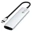 USB ჰაბი SATECHI 7-in-1 USB-C Slim Multiport Adapter with Ethernet (Silver) - Primestore.ge