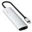 USB ჰაბი SATECHI 7-in-1 USB-C Slim Multiport Adapter with Ethernet (Silver) - Primestore.ge
