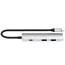 USB ჰაბი SATECHI 4-in-1 USB-C Slim Multiport Adapter 4K (Silver) - Primestore.ge