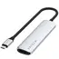 USB ჰაბი SATECHI 4-in-1 USB-C Slim Multiport Adapter 4K (Silver) - Primestore.ge