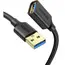 USB დამაგრძელებელი UGREEN US129 (30127), USB 3.0 Male to USB Female, Extension Male Cable, 3m, Black - Primestore.ge