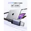 USB კაბელი UGREEN L532 (65907), 240W, Type-C to Type-C PD Fast Charging Cable, 1m, Space Gray - Primestore.ge