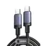 USB კაბელი UGREEN L532 (65907), 240W, Type-C to Type-C PD Fast Charging Cable, 1m, Space Gray - Primestore.ge