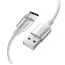 კაბელი Ugreen USB-A 2.0 to USB-C Cable  2m White/60133 - Primestore.ge