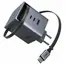 ადაპტერი UGREEN X616 (65828), 100W, GaN Fast Charger with Retractable Cable, Grey - Primestore.ge