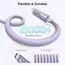 USB კაბელი UGREEN Uno L509 (65092), 100W, Type-C to Type-C Fast Charging Cable, 1M, Purple - Primestore.ge
