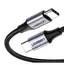 კაბელი Ugreen USB 2.0 C M/M Round Cable 2m Gray Black/50152 - Primestore.ge