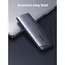 მყარი დისკის ქეისი UGREEN CM767 (35267), M.2 NVMe SSD Enclosure, Grey - Primestore.ge