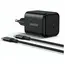 მობილურის დამტენი UGREEN X524 (65054), 45W, Type-C, GaN Fast Charger Set, Black - Primestore.ge