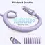 USB კაბელი UGREEN Uno L509 (65216), 100W, Type-C to Type-C Fast Charging Cable, 2M, Purple - Primestore.ge