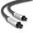 ოპტიკური აუდიო კაბელი UGREEN AV108 (10542), Toslink Optical Audio Cable, 1.5m, Black/Silver - Primestore.ge