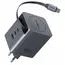 ადაპტერი UGREEN X616 (65828), 100W, GaN Fast Charger with Retractable Cable, Grey - Primestore.ge