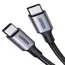 კაბელი Ugreen USB-C to USB-C 2.0 Cable 100W  1.5m  Gray/70428 - Primestore.ge