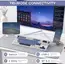 კლავიატურა Royal Kludge RK S85 RGB Mechanical Keyboard, Cloud switch, Hot Swappable, Wireless, Type-C, Bluetooth, 2.4GHz, Horizon Blue - Primestore.ge