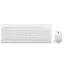 კლავიატურა და მაუსი Lenovo 510 Wireless Keyboard and Mouse Combo (White) -Russian/Cyrillic - Primestore.ge