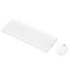 კლავიატურა და მაუსი Lenovo 510 Wireless Keyboard and Mouse Combo (White) -Russian/Cyrillic - Primestore.ge
