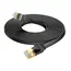 ქსელის კაბელი Ugreen Cat 7 U/FTP Lan Cable Flat Design 3m Black/11262 - Primestore.ge