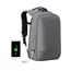 ზურგჩანთა Kingsons Anti Theft Commuter Backpack With USB Charger 17.1" Grey - KS3149W-D - Primestore.ge