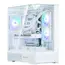 კომპიუტერის ქეისი Zalman PC case P40 Prism without PSU, 2xUSB3.0, 1xUSBType-C, 1x120mm ARGB, VGA 420мм, LCS ready, TG 3x Panels, ATX, white - Primestore.ge