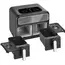 აეროგრილი Amica 2400W, bowl 2*4.0L, touch control, 8 auto. programs, plastic, black - Primestore.ge