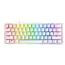 კლავიატურა Razer Keyboard Huntsman Mini Mercury Ed. RGB 61key Purple Switch USB EN White - Primestore.ge
