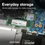 მყარი დისკი CRUCIAL PCIE G4 M.2 NVME 2TB E100 CT2000E100SSD8 - Primestore.ge