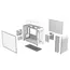კომპიუტერის ქეისი ASUS Prime AP201 Tempered Glass MicroATX Case White - Primestore.ge