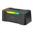დოქ სადგური Logilink QP0035 USB-C 3.2 Gen 1 2.5" &amp; 3.5" SATA HDD/SSD RGB Docking station Black - Primestore.ge