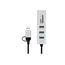 USB ჰაბი Logilink UA0445 USB 3.0 Hub 3xUSB-A SD/microSD Slot 5Gbps Silver - Primestore.ge