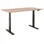კომპიუტერის მაგიდა 2E Computer Desk CE150WOLD, height 62-128cm, electric motor, tabletop 150 75cm (aged wood), metal base (black) - Primestore.ge