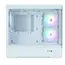 კომპიუტერის ქეისი Zalman Computer case P30 White V2, without PSU, 1xUSB3.0, 1хUSB Type-C, 3x120mm ARGB, TG Front/Side Panel, mATX, White - Primestore.ge