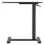 სათამაშო მაგიდა 2E Compact Desk CE710BB, height 71-106cm, gas lift, tabletop 71x40cm (black), metal base (black) - Primestore.ge