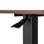 სათამაშო მაგიდა 2E Compact Desk CE710BD, height 71-106cm, gas lift, tabletop 71x40cm (dark wood), metal base (black) - Primestore.ge