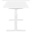 კომპიუტერის მაგიდა 2E Computer Desk CE150W, height 62-128cm, electric motor, tabletop 150 75cm (white), metal base (white) - Primestore.ge